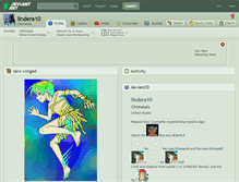 Tablet Screenshot of lindera10.deviantart.com