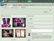 Tablet Screenshot of kejdi.deviantart.com