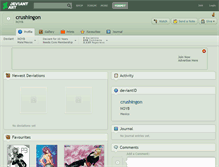 Tablet Screenshot of crushingon.deviantart.com