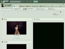 Tablet Screenshot of formalart.deviantart.com