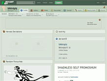 Tablet Screenshot of bikiniplz.deviantart.com