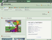Tablet Screenshot of pinha-colada.deviantart.com