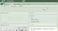 Desktop Screenshot of mvc.deviantart.com