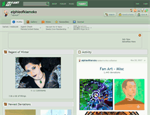 Tablet Screenshot of elphieofkiamoko.deviantart.com