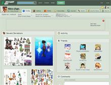 Tablet Screenshot of nire-chan.deviantart.com