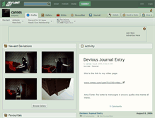 Tablet Screenshot of canses.deviantart.com