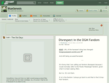Tablet Screenshot of bluegenesis.deviantart.com