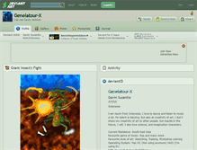 Tablet Screenshot of genelatour-x.deviantart.com