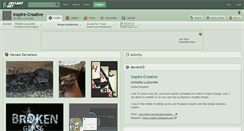 Desktop Screenshot of inspire-creative.deviantart.com