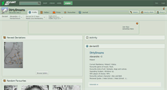Desktop Screenshot of dirtydreams.deviantart.com