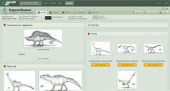 Desktop Screenshot of emperordinobot.deviantart.com
