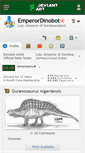 Mobile Screenshot of emperordinobot.deviantart.com