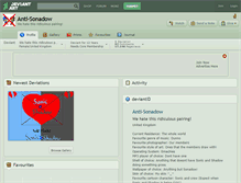 Tablet Screenshot of anti-sonadow.deviantart.com