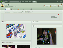 Tablet Screenshot of priss-bee.deviantart.com