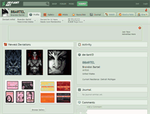 Tablet Screenshot of bbartel.deviantart.com