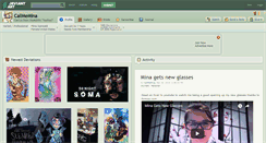 Desktop Screenshot of callmemina.deviantart.com