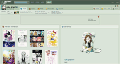 Desktop Screenshot of caly-graphie.deviantart.com
