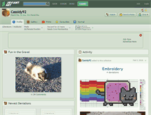 Tablet Screenshot of cassidy92.deviantart.com