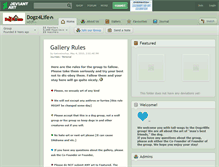 Tablet Screenshot of dogz4life.deviantart.com