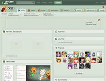 Tablet Screenshot of cks21.deviantart.com