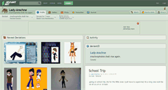 Desktop Screenshot of lady-arachne.deviantart.com