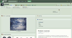 Desktop Screenshot of erinhead.deviantart.com