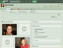 Tablet Screenshot of dianaxxangel.deviantart.com