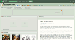 Desktop Screenshot of blue-winged-angel.deviantart.com
