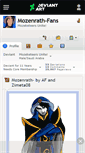 Mobile Screenshot of mozenrath-fans.deviantart.com