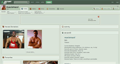 Desktop Screenshot of musclemaxxl.deviantart.com