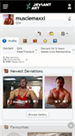 Mobile Screenshot of musclemaxxl.deviantart.com