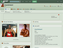 Tablet Screenshot of musclemaxxl.deviantart.com