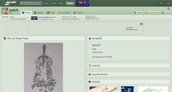 Desktop Screenshot of lynk25.deviantart.com