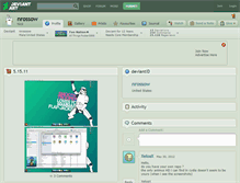 Tablet Screenshot of nrossow.deviantart.com