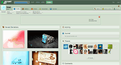 Desktop Screenshot of imaz.deviantart.com