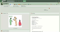 Desktop Screenshot of familyghost.deviantart.com
