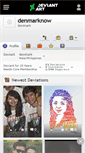 Mobile Screenshot of denmarknow.deviantart.com