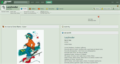 Desktop Screenshot of lazydoodler.deviantart.com