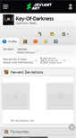Mobile Screenshot of key-of-darkness.deviantart.com
