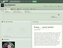 Tablet Screenshot of key-of-darkness.deviantart.com