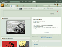 Tablet Screenshot of ludjia.deviantart.com