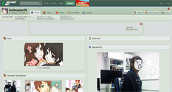 Desktop Screenshot of hellmaster05.deviantart.com