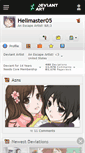 Mobile Screenshot of hellmaster05.deviantart.com