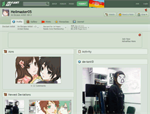 Tablet Screenshot of hellmaster05.deviantart.com