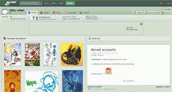 Desktop Screenshot of mizu--chan.deviantart.com