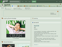 Tablet Screenshot of kpy5330.deviantart.com
