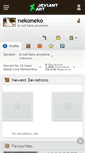 Mobile Screenshot of nekoneko.deviantart.com