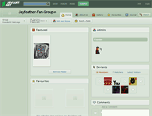 Tablet Screenshot of jayfeather-fan-group.deviantart.com