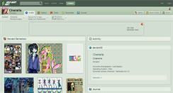 Desktop Screenshot of cineraria.deviantart.com