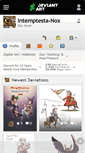 Mobile Screenshot of intemptesta-nox.deviantart.com